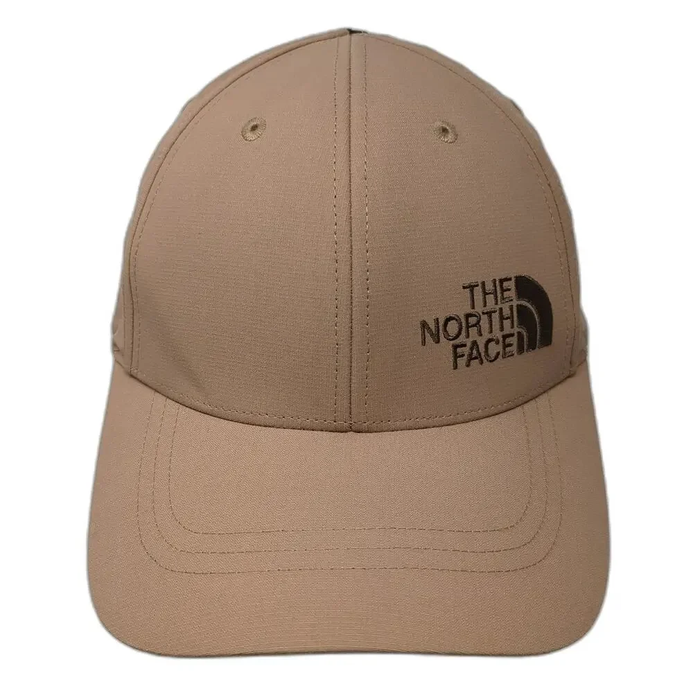 The North Face Baseball Cap Brown One Size Strapback Perforated Curved Brim Hat